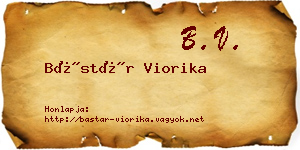 Bástár Viorika névjegykártya